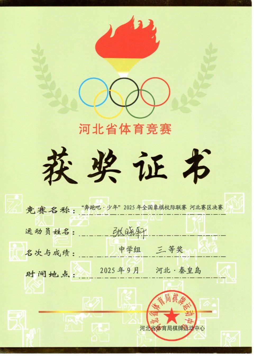 不仅为复兴, AA, 体赛中荣获